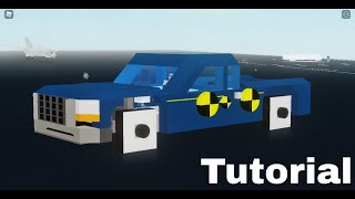 Simple Pickup Truck [Tutorial] | Roblox Plane Crazy