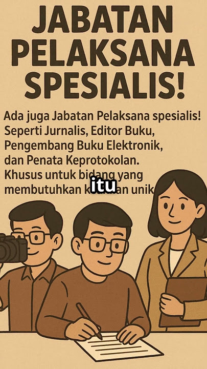 📋INI JABATAN PELAKSANA SPESIALIS MU🎯#shorts