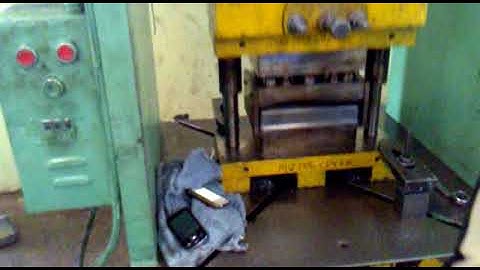 Sheet metal Piercing operation