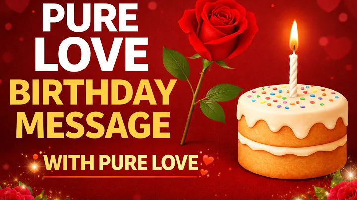 The Most Heart-Touching Birthday Wishes for Special One | A Message Full of Love & Warmth ❤️