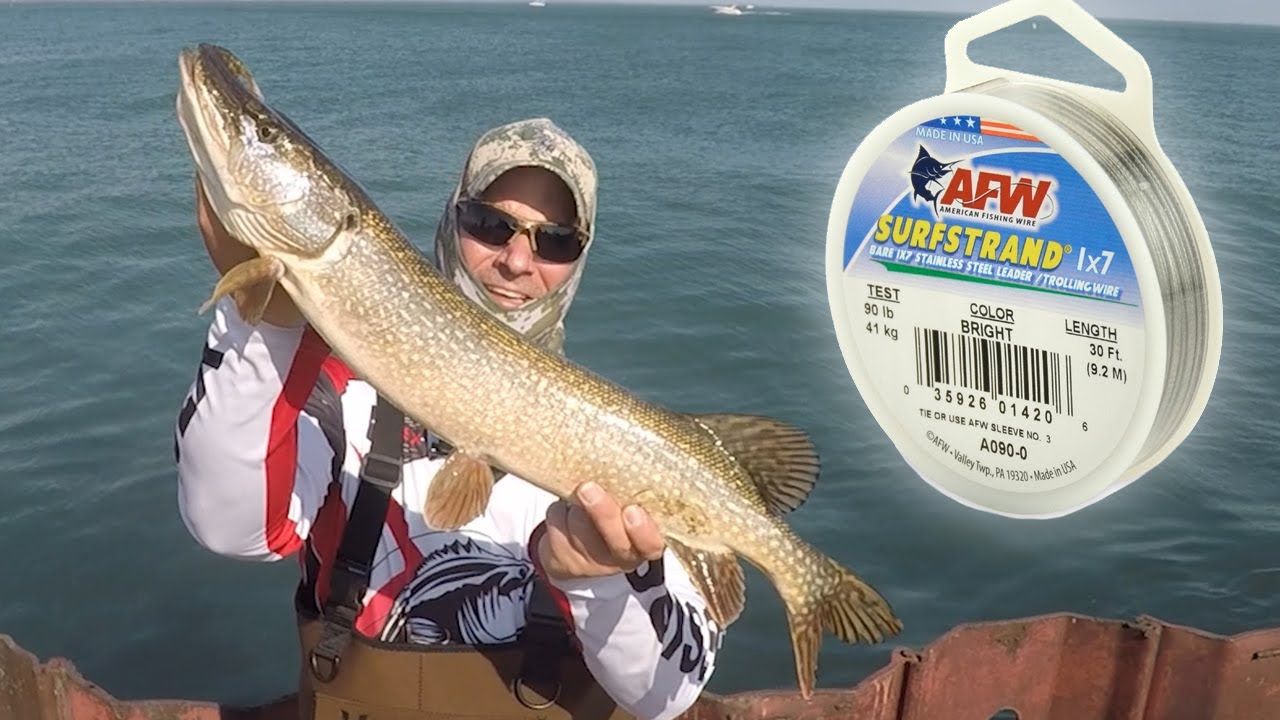 33 Pike Breaks 90 lb AFW Surfstrand Stainless Steel Wire? 