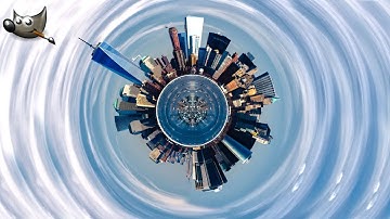 Kleiner Planet | Gimp 2.10 Tutorial Deutsch