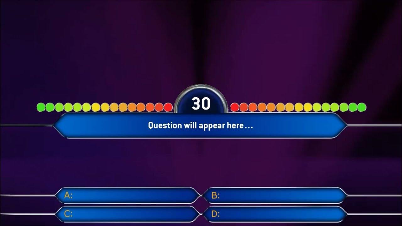 WWTBAM Multi MidTier Clocks [Q6 Clock] YouTube