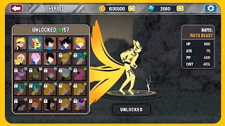 ( hack )stickman warriors - super dragon shadow fighter -buy unlock 10 hero ( stick ) hack ver 1.0.0