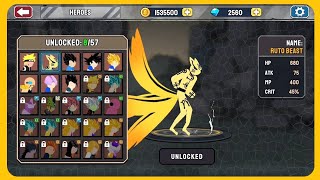 ( hack )stickman warriors - super dragon shadow fighter -buy unlock 10 hero ( stick ) hack ver 1.0.0 screenshot 4