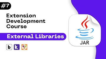 #7 External Libraries | Extension Development Course | Make Extensions For Kodular, AppInventor