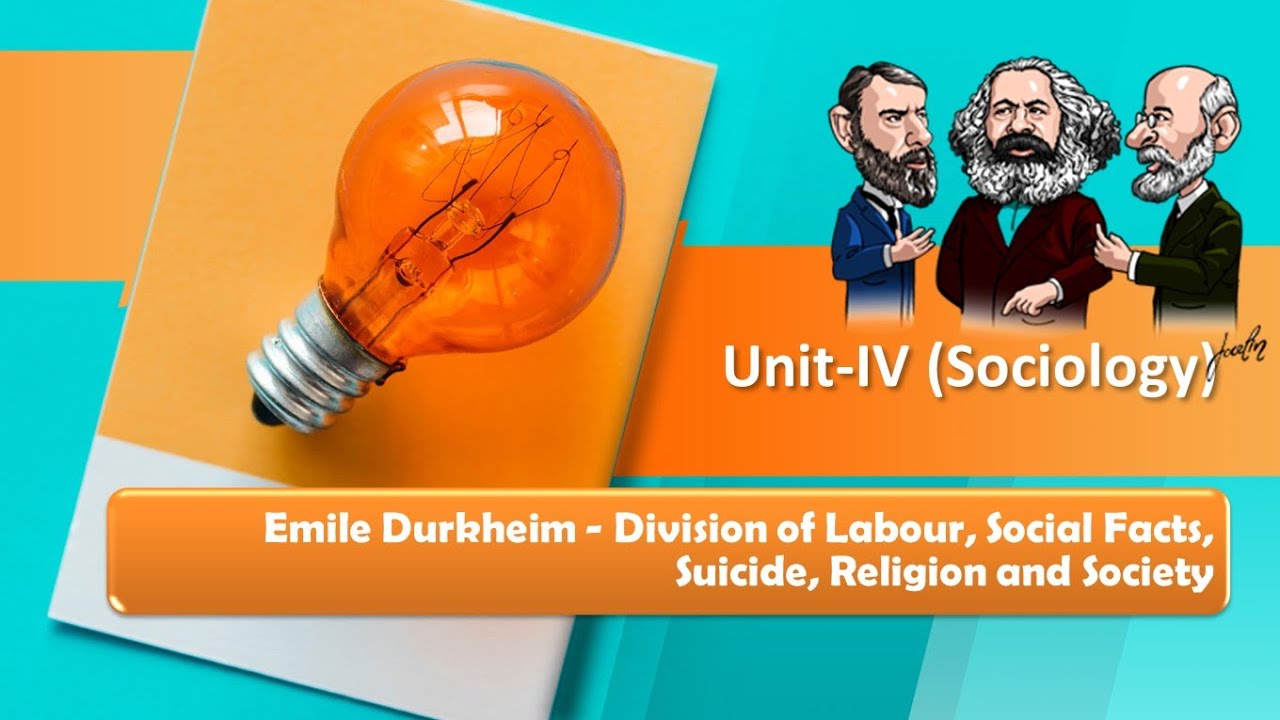 Sociology Demo Lecture 3 | Emile Durkhiem | Social Facts - YouTube