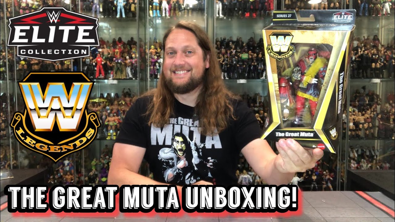 The Great Muta WWE Legends 27 Unboxing & Review! - YouTube