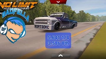 No Limit Drag Racing 2: 5.634 C10 tune / 3.586 8th C10 tune (1.6.1) WORLD RECORD