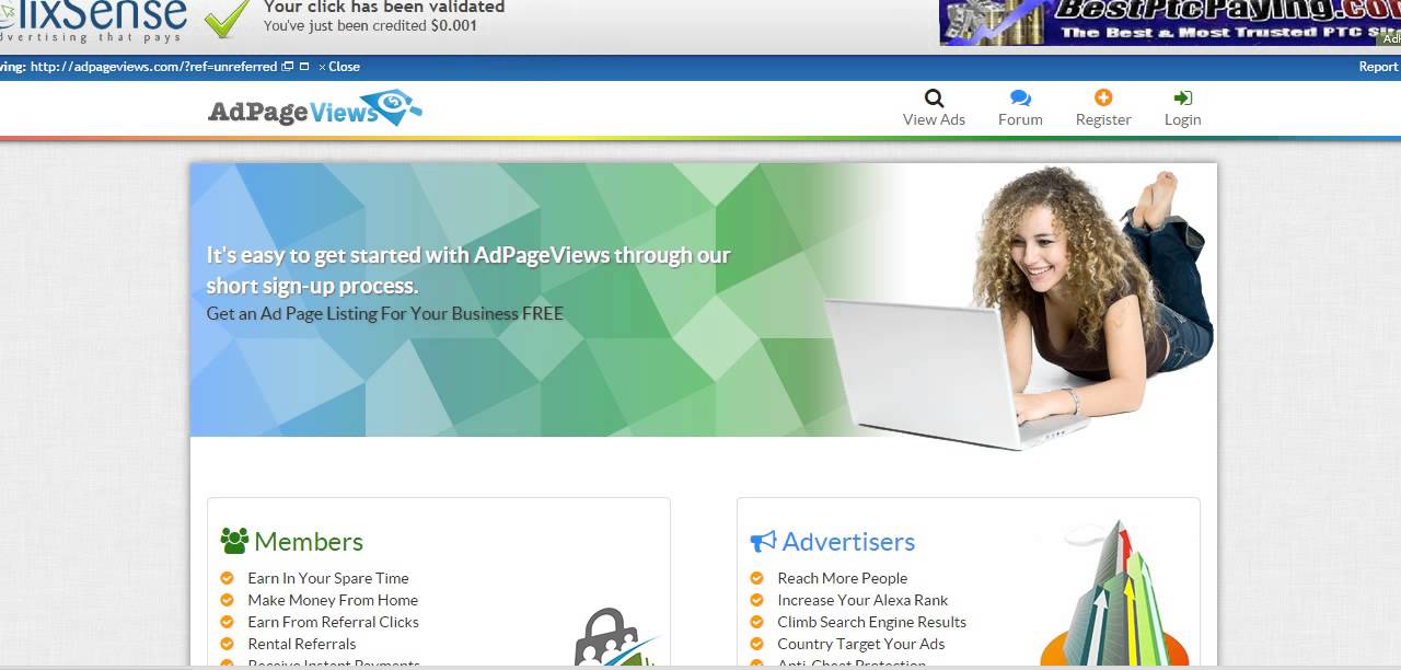 Заработок на ClixSense без вложений +Другие проверенные бонусы