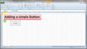 Adding a Simple VBA Button to Excel