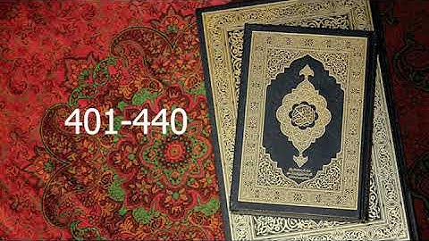 الشيخ ماهر المعيقلي القرآن الكريم الصفحة 401 إلى الصفحة 440