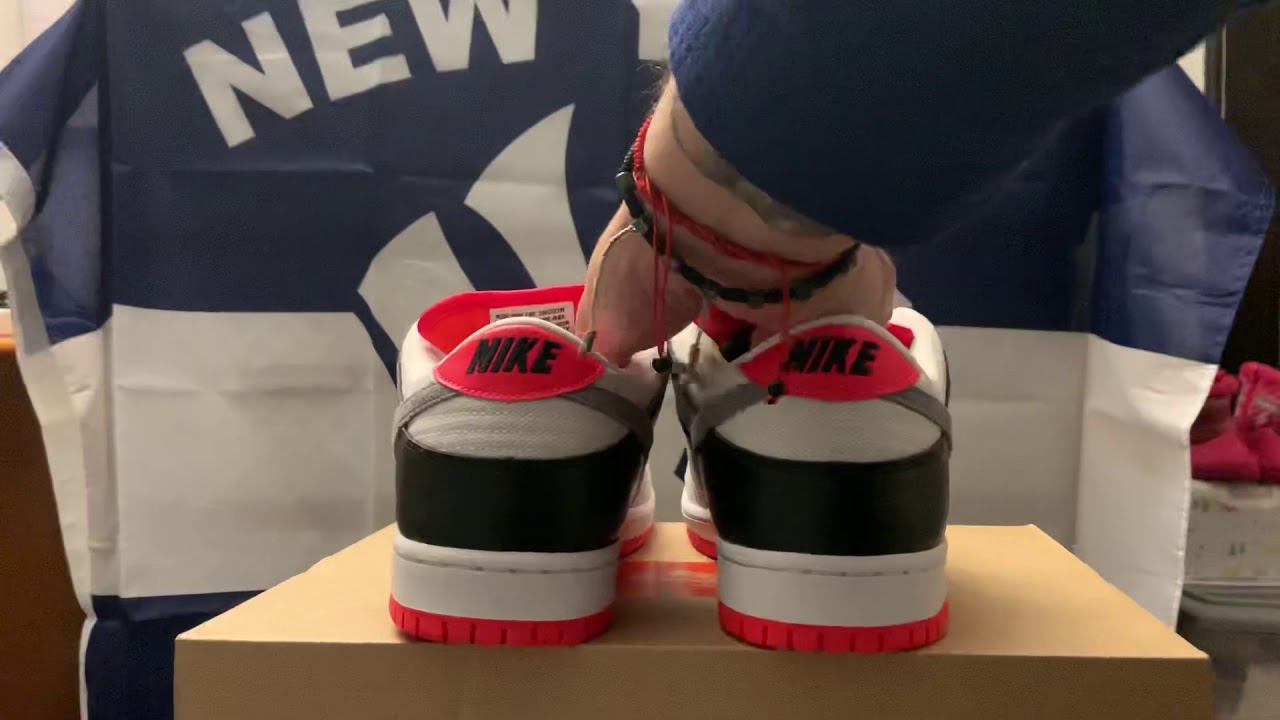 Unboxing Early review Infrared Nike SB Dunk Low