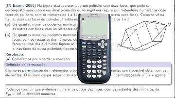 Análise combinatória - Ex. 3.3 da Aula 3: Arranjos sem repetição