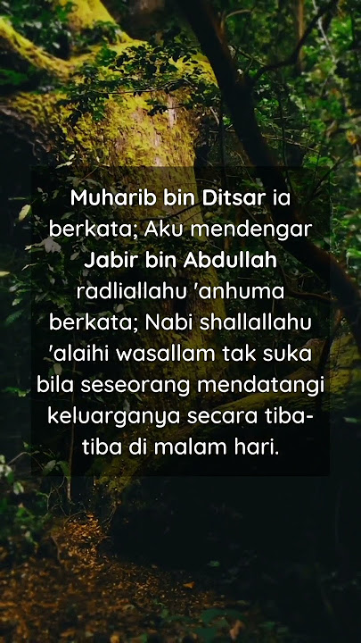 Bertamu pada malam hari - Hadits Shahih Al Bukhari No 4842 Kitab Nikah