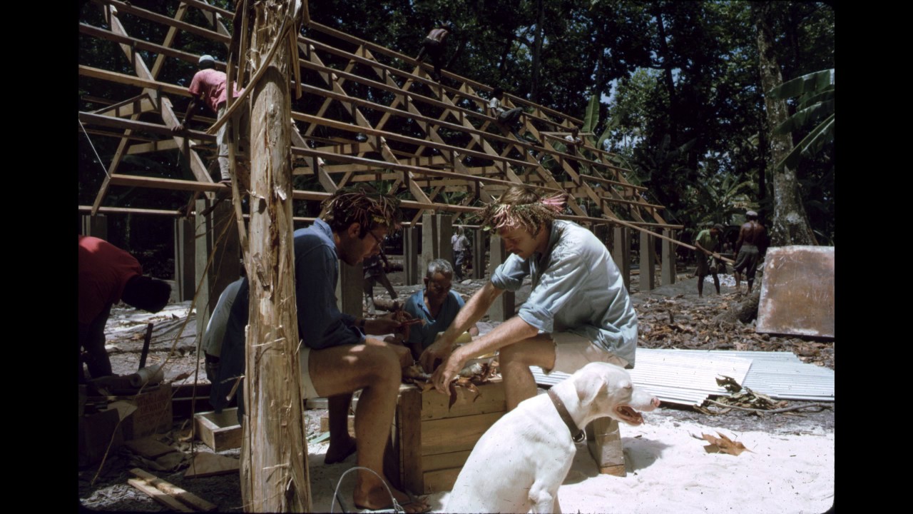 New Peace Corps school, Kuttu Island, Chuuk, September 1968