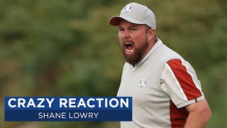 Shane Lowry Goes WILD on the 18th Green at Whistling Straits | 2020 Ryder Cup