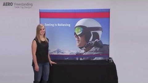 Portable Table Top Display by youHUGE.com