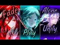 Gambar cover Nightcore - Faded x Play x Alone x Unity Alan Walker Mashup ↬ Switching Vocals Bass Boosted