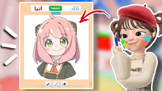 لعبت ماب الرسم Speed draw || طلعت موهبتي الحقيقيه😳!!|| جبت الاولى 😌||Roblox