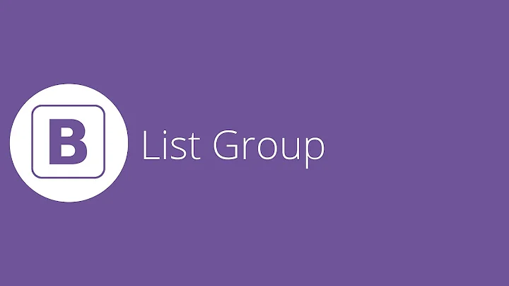 Bootstrap tutorial 14 - List Group