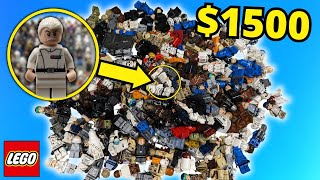 $1500 LEGO Star Wars Minifigure Haul Unboxing! (4K)