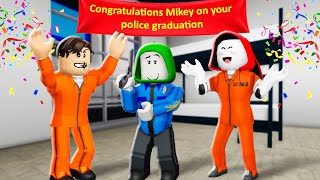 POLICE Mikey Adopted by CRIMINAL Family | Maizen Roblox | ROBLOX Brookhaven 🏡RP - FUNNY MOMENTS