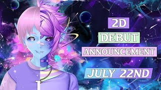 Blinx's 2D Vtuber Debut Announcement!