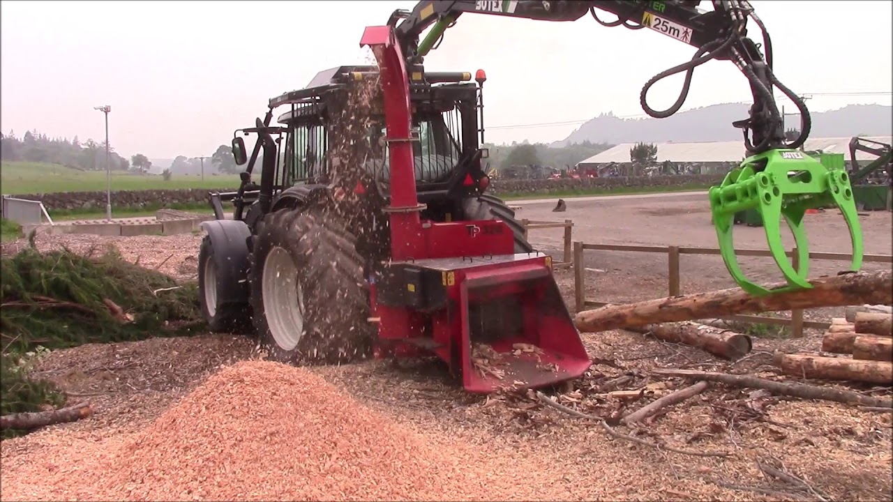 Workshop checked TP 320K Wood Chipper - 2020 update, see description