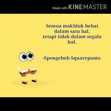 STATUS WA SPONGEBOB