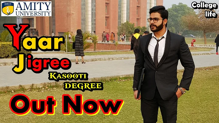 Yaar Jigree Kasooti Degree | Mayank arora | Amity university | College life | Trending video |Degree