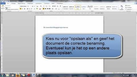 subdocument hernoemen