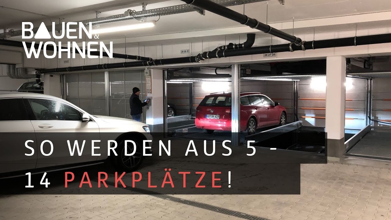 Garage: Zu wenig Parkplätze? Halbautomatisches Parksystem hilft