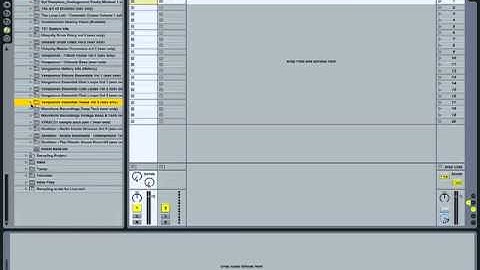 1 Minute Ableton Live Tutorial - Putting in Samples