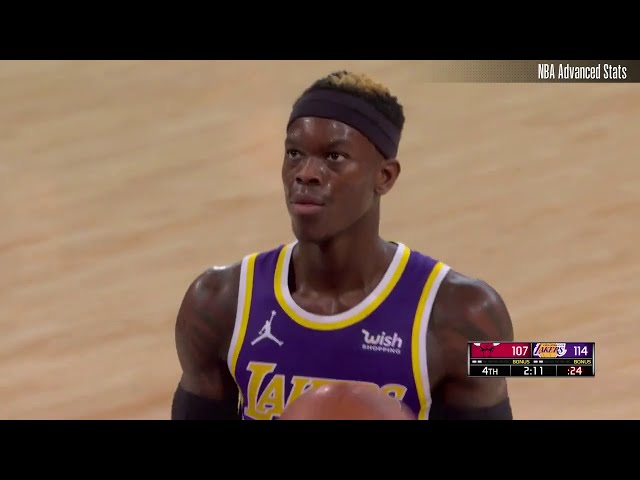 Lakers Lead on X: DENNIS SCHRODER TONIGHT 😤 21 points 😤 6 assists 😤 2  steals STEPPED UP HUGE IN THE 4TH WITH NO D-LO #LAKESHOW   / X