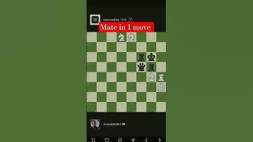 mate in 1 Move 💪#chessshorts #chess