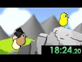 I decided to speedrun Duck Life 4 and cheerfully demolished all my opponents