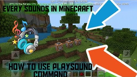Ep. 4 how to use playsound command in MCPE (New and improved Edit and Intro) by 09Darkunspeakable
