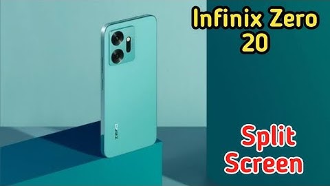 Split Screen On In Infinix Zero 20, Create Dual Screen In Infinix Zero 20, How To Use Floating