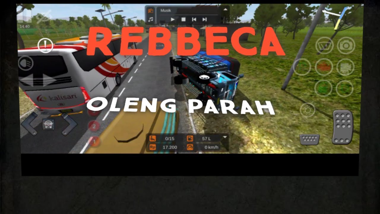  Truk  rebbeca oleng parah bussid YouTube