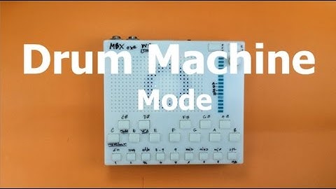 Mini Synth :: MBX one : Drum Machine Mode
