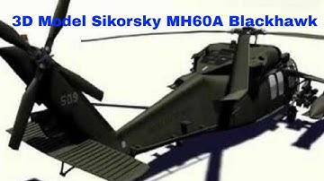 3D Model Sikorsky MH60A Blackhawk Review