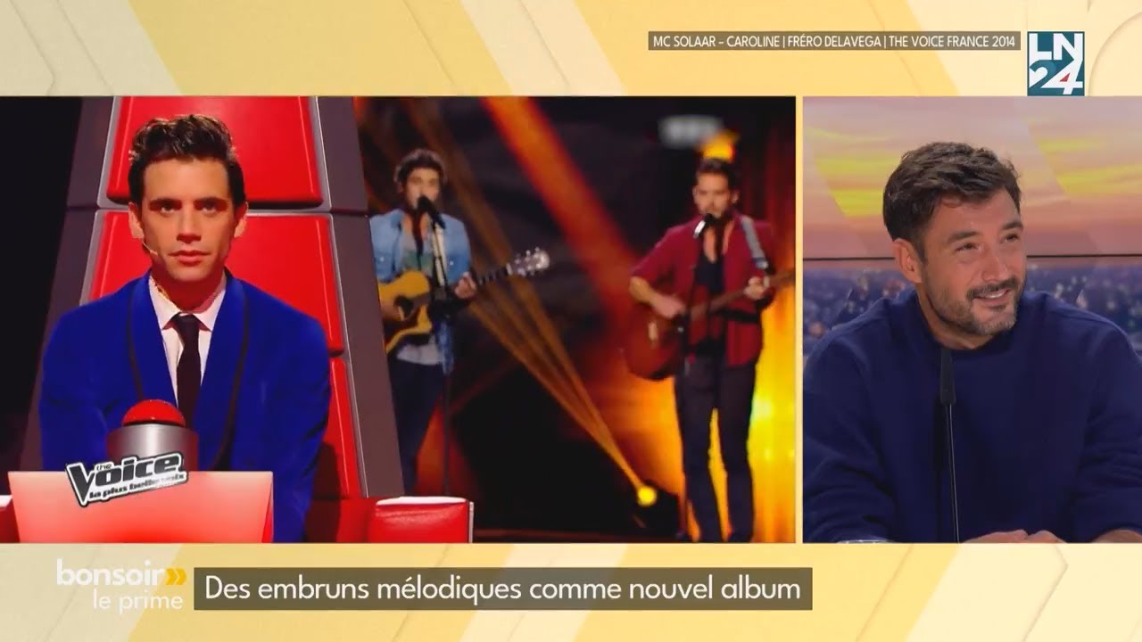 2024.09.30 LN24 ≪Bonsoir le Prime≫　Jérémy Frérot revient sur sa rencontre avec MIKA (The Voice 2014)