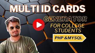 Multiple ID card Printer Project based on PHP and Mysql