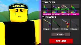 Trading I do no offer also I use supreme and mm2 value mostly supreme :  r/MurderMystery2Trades