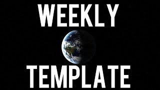 WEEK #1 TEMPLATE - Planet earth (Cinema 4d and after effects!)