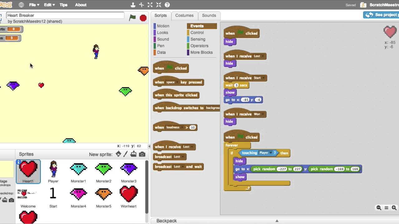 Scratch Games: Heart Breaker Overview - YouTube