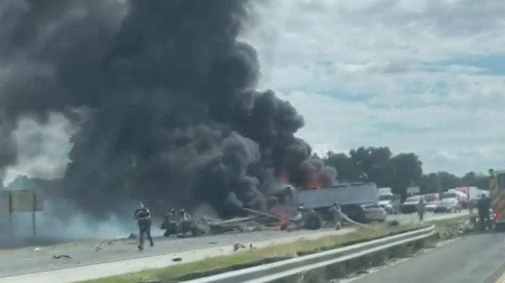 Fatal multi-vehicle crash shuts down I-75 in Marion County