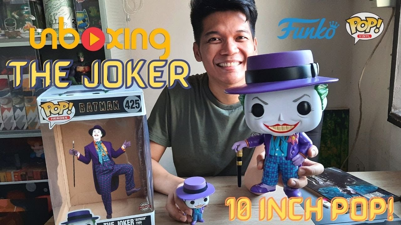 Funko Pop! 10 inch THE JOKER (Batman 1989) - YouTube