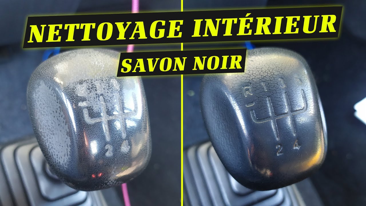 Savon noir? Efficace pour nettoyer les plastiques de voiture